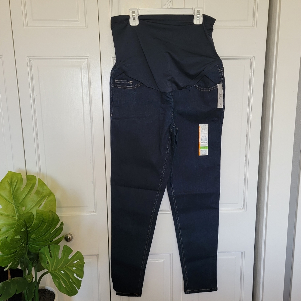 Time And Tru Over The Belly Maternity Jeans